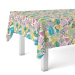 Martina Home Juicy Nappe en Toile Cirée Ronde Bleu 140 cm