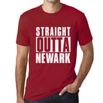 Homme Tee-Shirt Tout Droit Sorti De Newark - Straight Outta Newark - T-Shirt Graphique Éco-Responsable Vintage Cadeau Nouveauté