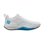 Wilson Homme Rush Pro Lite Chaussure de Tennis, White/Atomic Blue/Navy Blazer, 45 1/3 EU