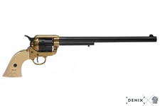 CAL.45 Peacemaker revolver replika 12", USA 1873 Svart och mässing