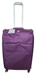 it luggage The Lite 4 Wheel Plum Medium  68cm Suitcase New