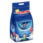 Tetley One Cup 1100 Black Tea Bags, 2.5kg Bag, Tetley Since 1837