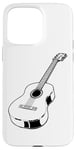 Coque pour iPhone 15 Pro Max Conception réaliste guitare acoustique pour les guitaristes