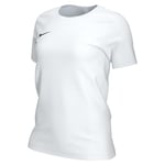 Nike Park VII Jersey SS Maillot Femme, White/Black, FR (Taille Fabricant : XS)