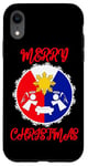 Coque pour iPhone XR Pinoy Drapeau philippin philippin soleil Noël ange crèche