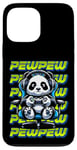 Coque pour iPhone 13 Pro Max Graphique de jeu vidéo Panda Pew pour hommes, garçons, femmes, enfants