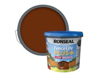  Ronseal Fence Life Plus+ Medium Oak 5 litre RSLFLPPMO5L