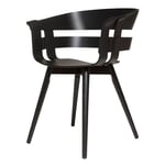 Design House Stockholm - Wick Chair Ash Black / Black - Matstolar - Jesper Ståhl,Karl Malmvall - Trä