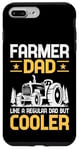 Coque pour iPhone 7 Plus/8 Plus Drôle Farmer Dad Farm Daddy Daddy Dada Cadeau de fête des pères pour homme