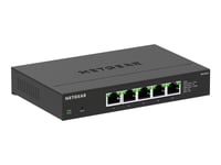 Netgear 300 Series Plus - Switch - Multi-Gigabit - Styrt - 5 X 100/1000/2.5G - Stasjonær, Veggmonterbar