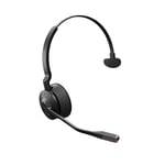 Jabra Engage 55 SE Mono Casque UC, Link 400c DECT Adaptateur USB-C, câble USB-C vers USB-C, étui de Transport, Garantie et Avertissement (brochures de sécurité)