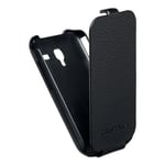 ETUI HOUSSE FLIP CUIR ANYMODE POUR SAMSUNG GALAXY ACE 2 I8160 NOIR