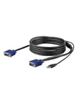 StarTech.com 10ft / 3m USB KVM Cable for Rackmount Consoles - VGA and USB - video / USB-kaapeli - 3 m