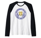 Grammar Police To Serve And Correct | Funny Raglan Baseball Tee