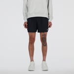 New Balance RC Seamless 5" Shorts Svart med Reflekser | Løpeshorts for Optimal Komfort