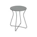 Fermob - Cocotte Stool - Lapilli Grey - Utomhuspallar & puffar - Studio Fermob - Grå - Metall