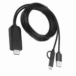 1080P HD USB C Adapter Cable BT Same Screen Cable For Mobile Phone Set