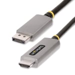 Câble Adaptateur Displayport Vers Hdmi, 8K 60Hz, 4K 144Hz, Hdr10, Dp 1.4 Vers Hdmi 2.1 - Convertisseur Vidéo Actif, Adaptateur Displayport Vers Moniteur Hdmi M/M (133Displayporthdmi21)