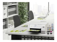 Epson Ecotank Et-2876 - Multifunksjonsskriver - Farge - Ink-Jet - Its - A4 (Medie) - Opp Til 10 Spm (Trykking) - 100 Ark - Wi-Fi, Usb - Hvit