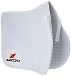 Zandonà MCL Jumping Saddle-Pad Protections pour Chevaux sans Genre Blanc, Pony