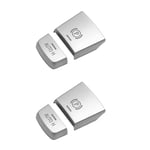 2 PCS ABS Chrome Electronic Hand Brake P Button Decoration Cover pour F10 F07 F01 X3 F25 X4 F26 F11 F06 X5 F15 X6 F16