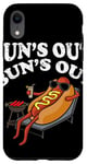 Coque pour iPhone XR Hot Dog - Sun's Out, Bun's Out - BBQ