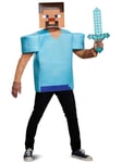 Steve Classic Mojang Minecraft Player Video Game Dress Up Mens Costume L-XL