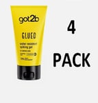 4x Schwarzkopf Got2b Glued Water Resistant Spiking Glue for Screaming Hold 150ml