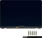 13,6 Pouces LCD Retina Ecran Assemblée Complet pour Apple MacBook Air M2 A2681 2022 EMC 4074 Mac14,2 (Gris sidéral)