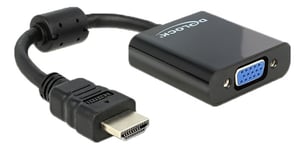 Delock Adapter HDMI-A male > VGA female black