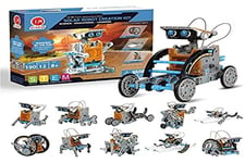 CIRO 12 en 1 Robot Jouet Enfant 190 Pièces - Robot Construiction pour Les Enfants Education de Energie et Scientifiques, STEM Robot Solaire pour Jeux de Science, Jeux de construiction pour Enfant