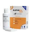 Thea Blephasol Duo 100ml Lotion + 100 pads like value pack systane lid wipes