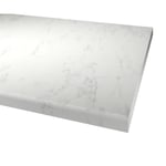 Fibo Benkeplate marble white 29x3020x610 postform 