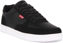 Levi's Footwear and Accessories Homme Reece Sneakers, Regular Black, 46 EU