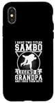 Coque pour iPhone X/XS Sambo Grandpa Sambo Fighter Sambo Arts martiaux