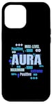 Coque pour iPhone 12 Pro Max Bleu Max Aura Blue Color Graphic