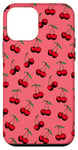 Coque pour iPhone 12 mini Motif rouge cerise mignon