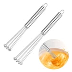 Ball Egg Whisk, Stainless Steel Ball Whisk Wire Egg Beater Egg Mixers, Milk Frother, Cooking Blender Kitchen Whisk Blender Versatile Hand Push Mixer Stirrer Tool for Cooking Kitchen Gadgets