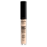 NYX Professional Makeup Cant Stop Wont Concealer 04 Light Ivory