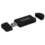 USB 3.0 Type C / A OTG SD/MicroSD Card Reader for Mobile Phone/Tablet/PC/Laptop