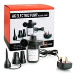 AC Electric 240v/140w Air Pump Inflator/Deflator Air Bed Mattress Home Camping