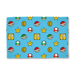 Character World Nintendo Officially Licensed Super Mario Fleece Blanket | Super Soft Warm Throw, Continue Gaming Design Brands | Perfect For The Bedroom, Camping & Sleepovers