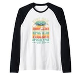 Surf Now Apocalypse Later Raglan Baseball Tee