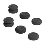 Jeu De Poignées De Joystick Pour Jeu De Vapeur,6 Pièces,Capuchon De Joystick Fps/Tps,Artefact En Silicone Antidérapant,Couvercle De Manette,Accessoires - Type Black