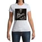 T-Shirt Femme Col Rond Miles Davis Jazz Trompette Artiste Jazzmen Tutu 80's