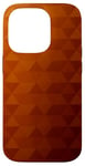 Coque pour iPhone 14 Pro Polygone Géométrie Jaune Marron Dégradé