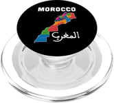 Carte du Maroc Pride Roots Personnages arabes marocains PopSockets PopGrip pour MagSafe