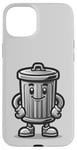 iPhone 15 Plus Garbage Trash Can Cartoon Character Design Case