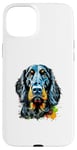 Coque pour iPhone 15 Plus Gordon Setter Pop Art et Splash Art Gordon Setter