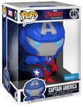 Figurine Funko Pop - Marvel : Avengers Mech Strike N°841 - Captain America - 25 Cm (55826)